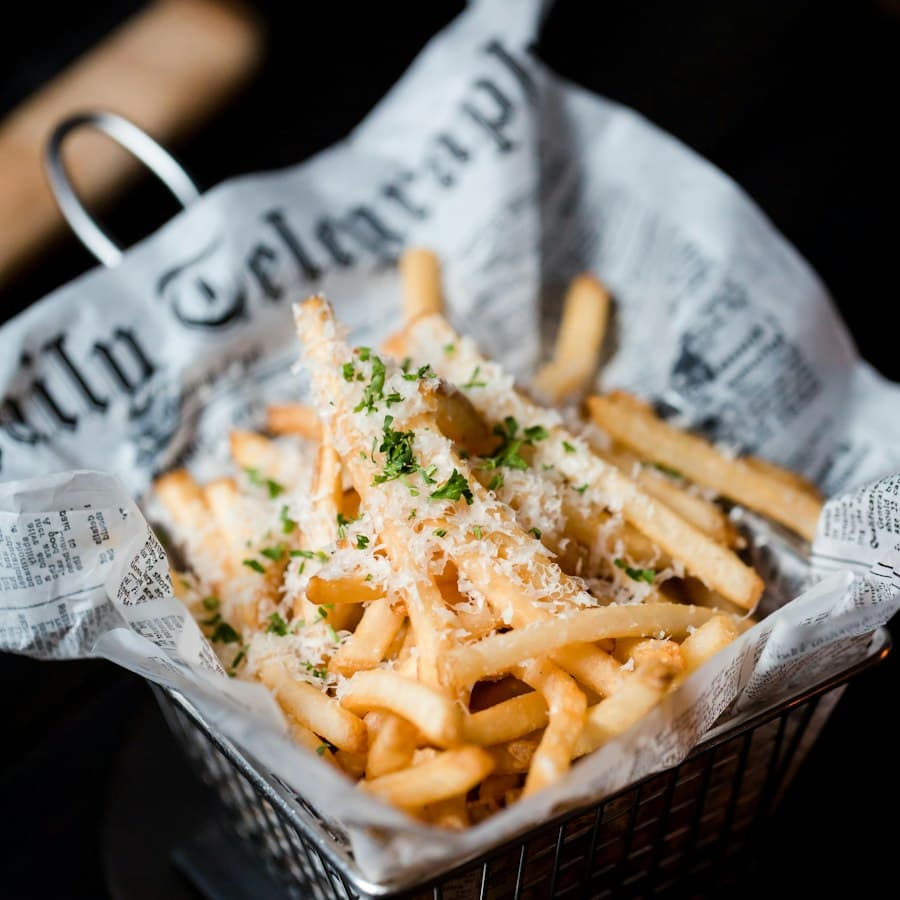 Fritas com Parmesão